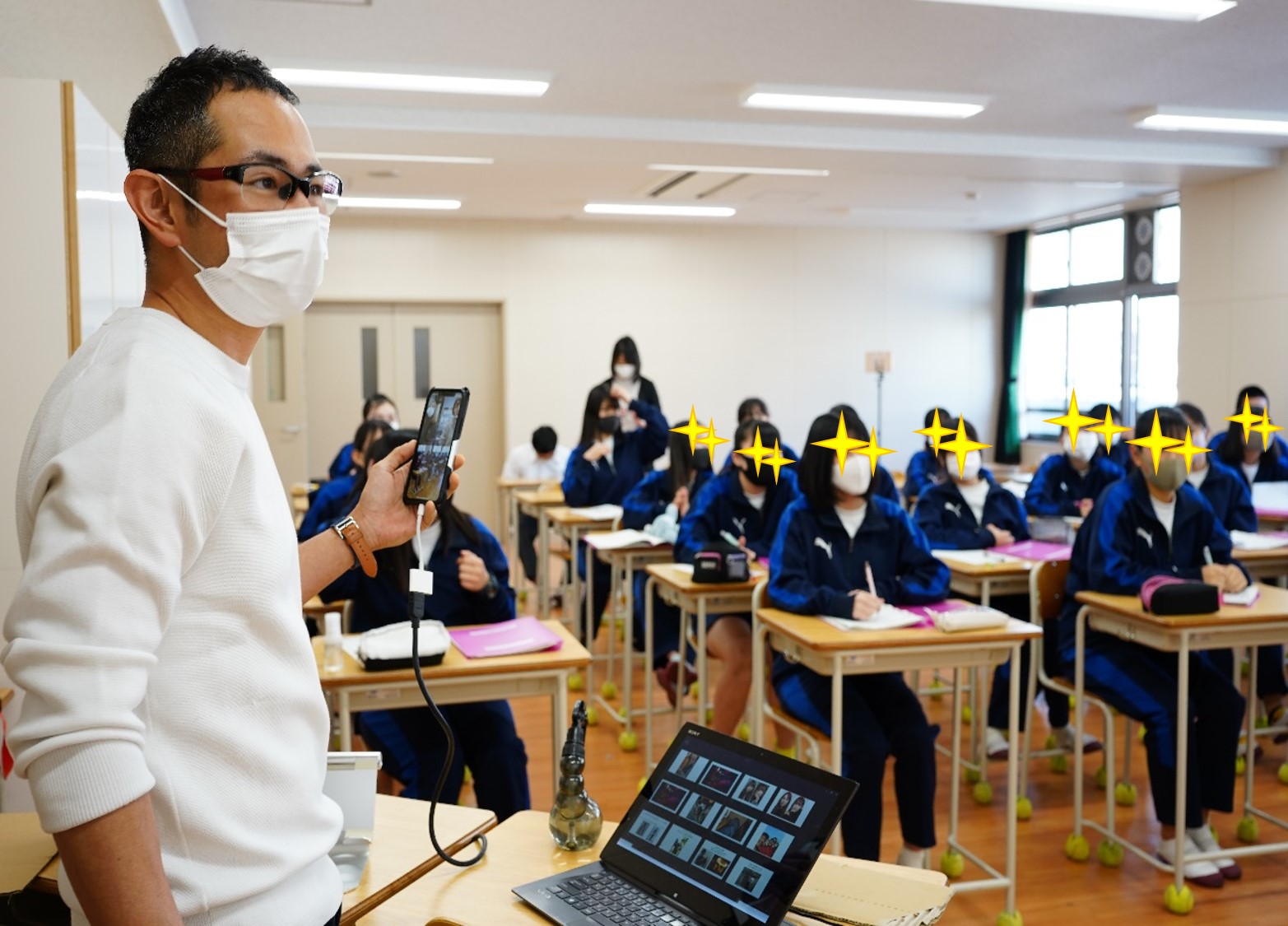 横浜市立矢向中学校開催の職業講話をサポートしました！