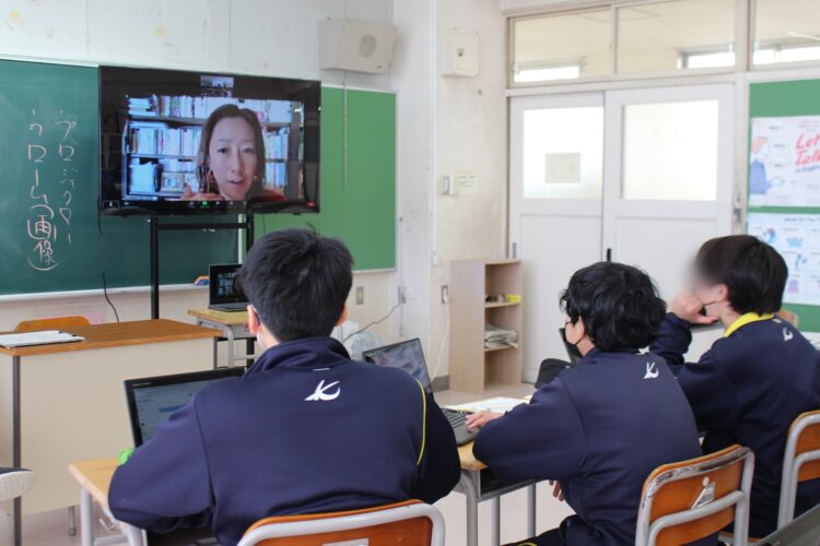今年も横浜市立鴨志田中学校でオンライン職業講話を開催しました！
