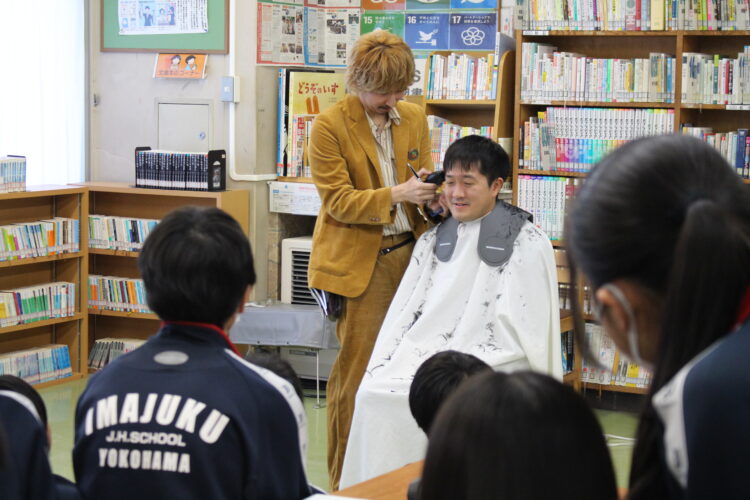 横浜市立今宿中学校にて来校体験型職業講話を開催しました！